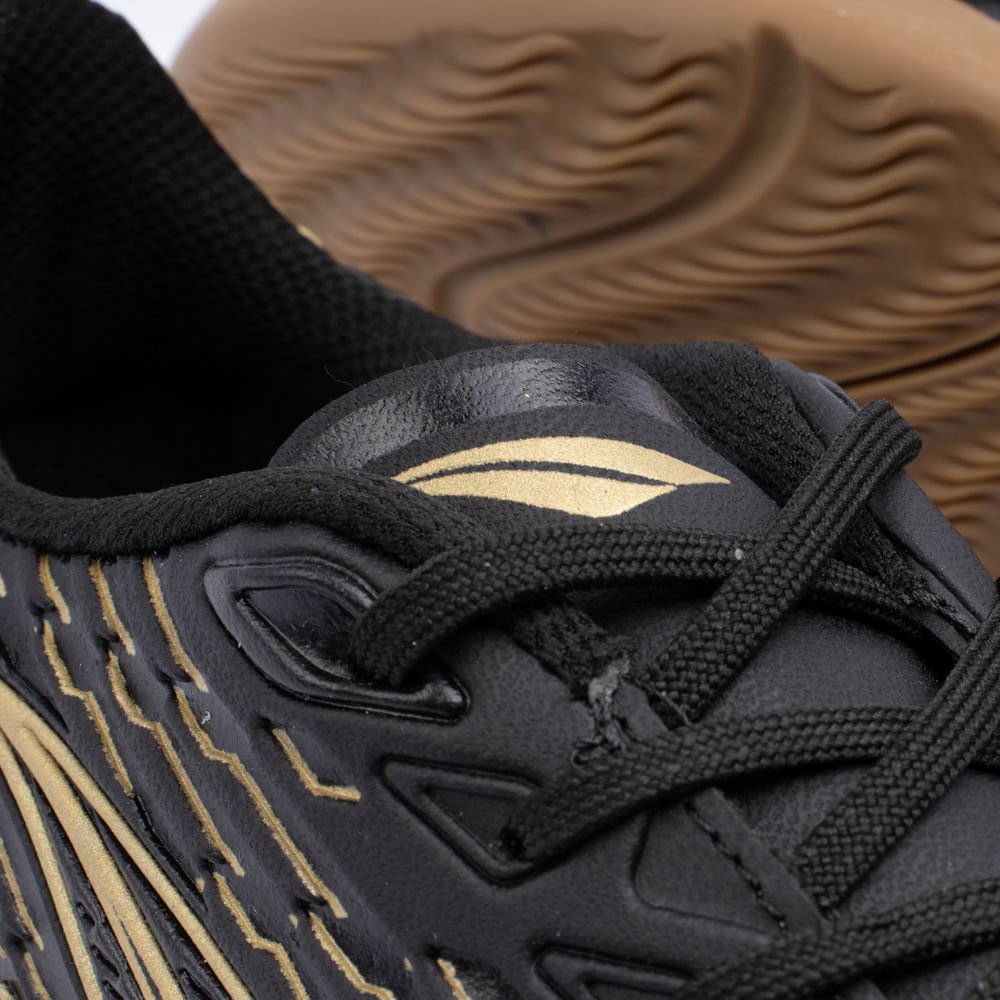 Chuteira Futsal Penalty Garra Y-2 Preto/dourado Preto/Dourado 6