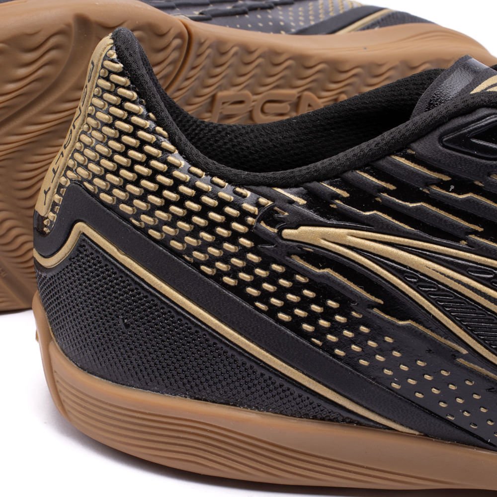 Chuteira Futsal Penalty Garra Y-2 Preto/dourado Preto/Dourado 7