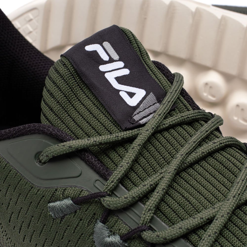 Tênis Masculino Fila Step Verde Escuro/Preto Verde 6