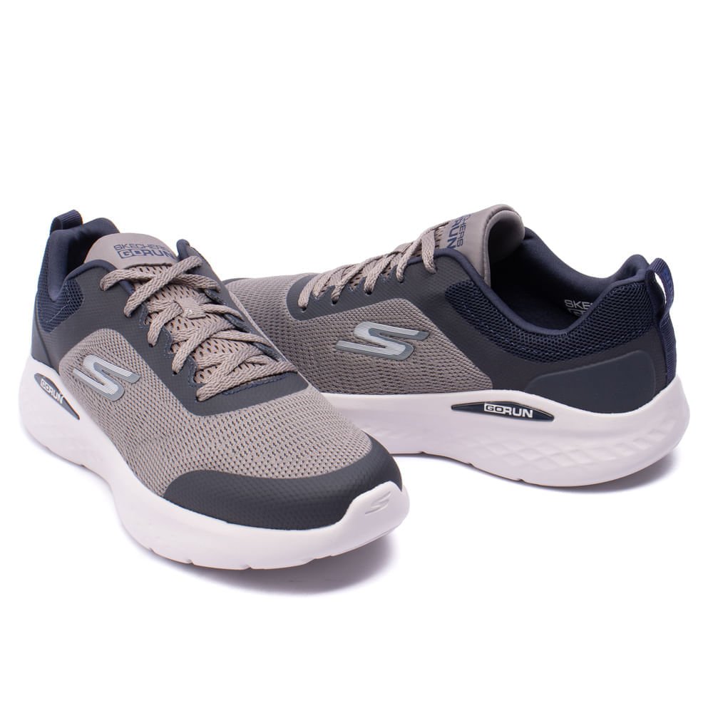 Tênis Masculino Skechers GO Run Lite Azul/cinza Azul/Cinza 5