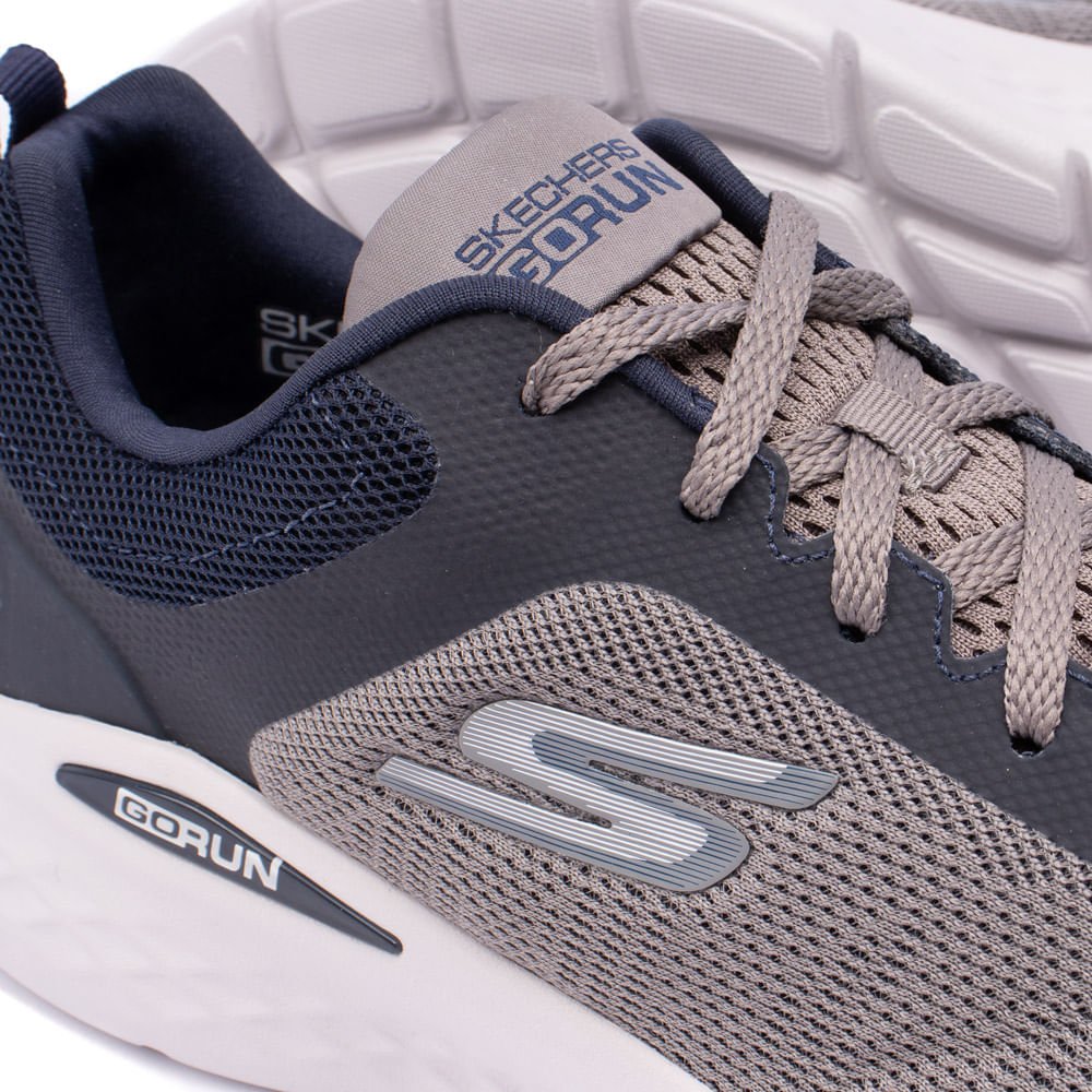 Tênis Masculino Skechers GO Run Lite Azul/cinza Azul/Cinza 6