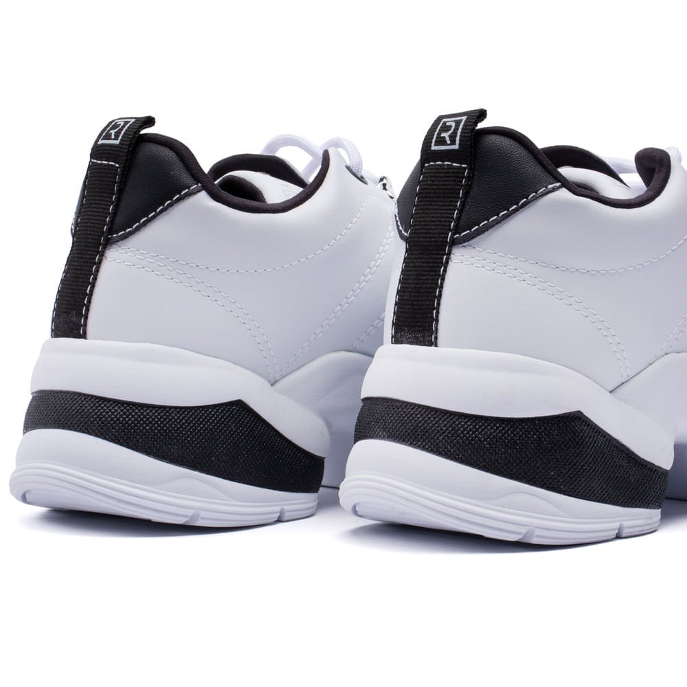 Tênis Feminino Ramarim Chunky Branco/preto Branco/Preto 6