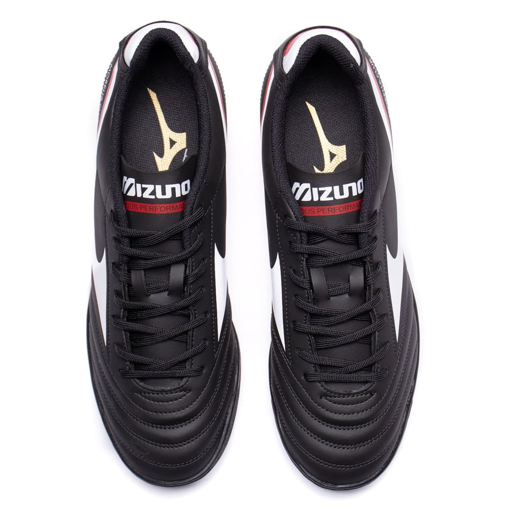 Chuteira Society Mizuno Morelia Club AS Preto/branco Preto/Branco 4