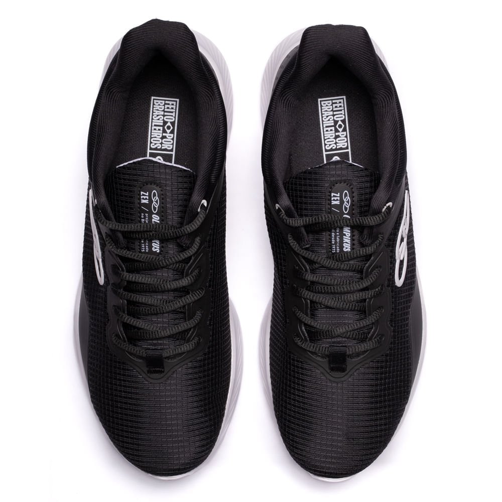 Tênis Unissex Olympikus Zex Preto/branco Preto/Branco 4