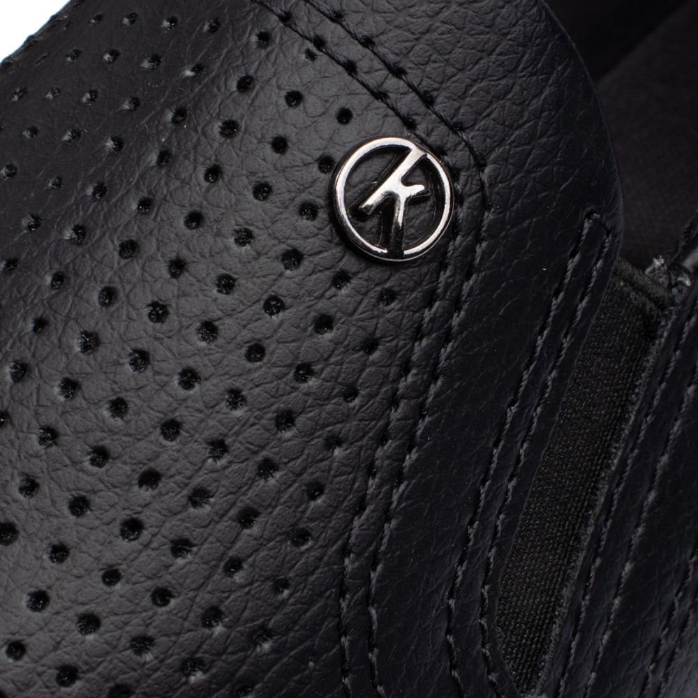 Tênis Feminino Kolosh Calce Fácil com Pedrarias Preto Preto 9