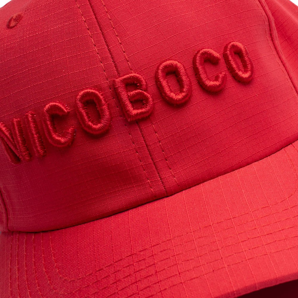 Boné Unissex Nico Boco Bordado Vermelho Vermelho 4
