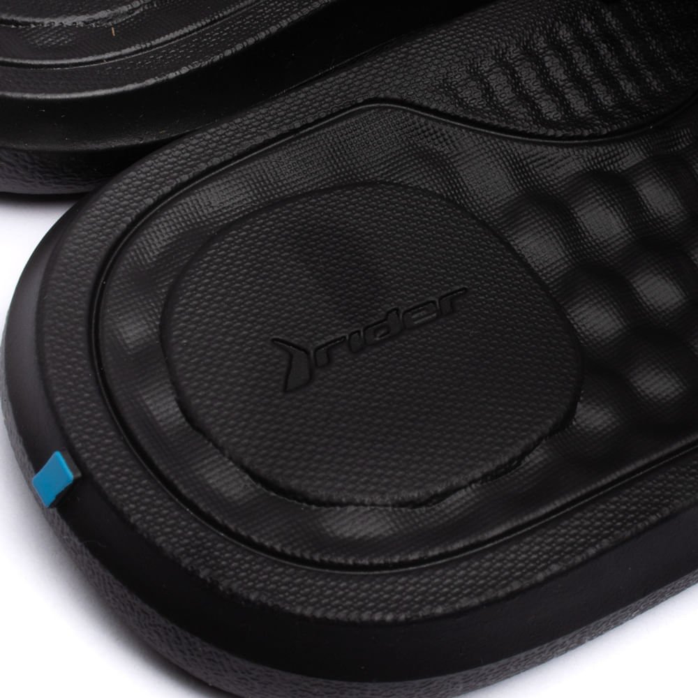 Chinelo Slide Infantil Rider Step Menino Preto Preto 3