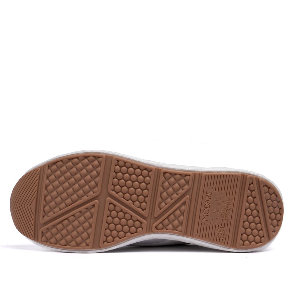 Tênis Feminino Modare Ultrasoft Branco/dourado Branco/Dourado 2