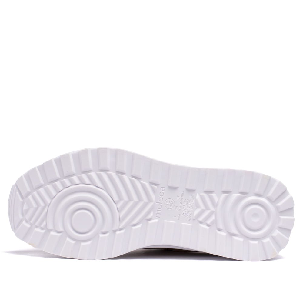 Tênis Feminino Moleca Classic Nude Bege 2
