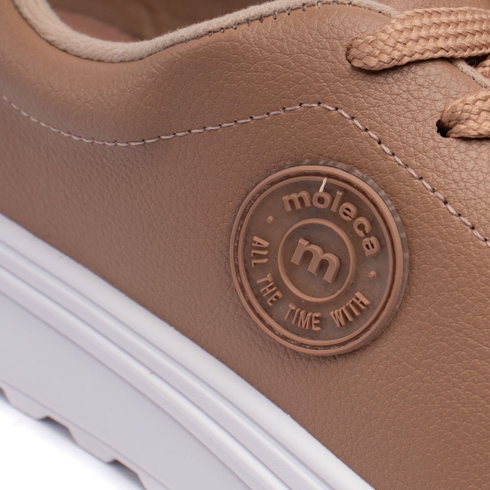 Tênis Feminino Moleca Classic Nude Bege 6