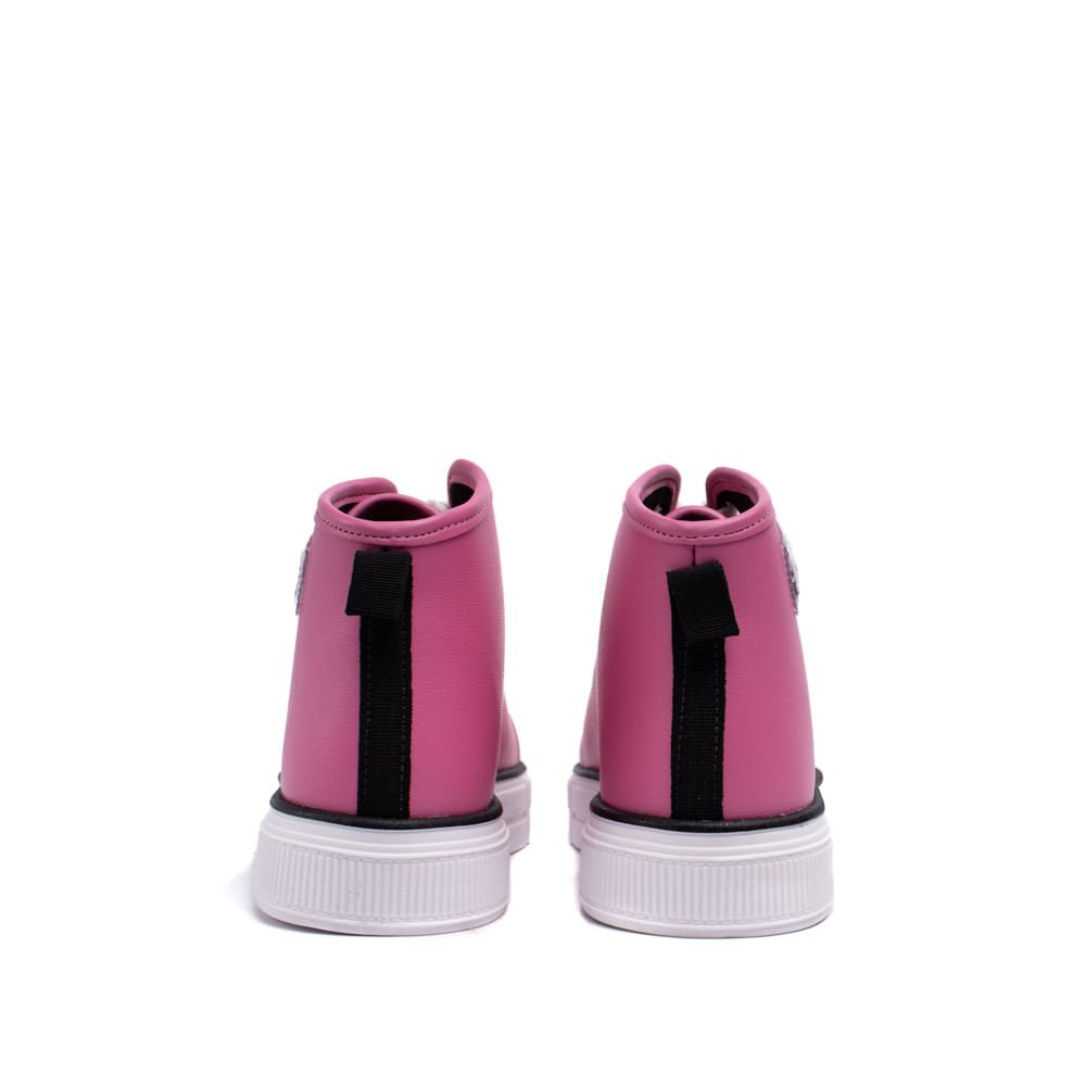 Tênis Infantil Molekinha Cano Médio Rosa Rosa 3