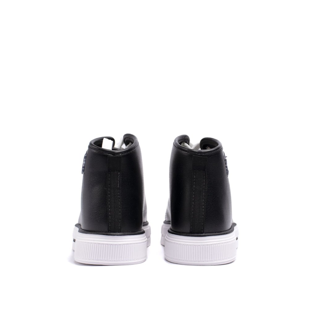 Tênis Infantil Molekinha Cano Médio Preto Preto 3