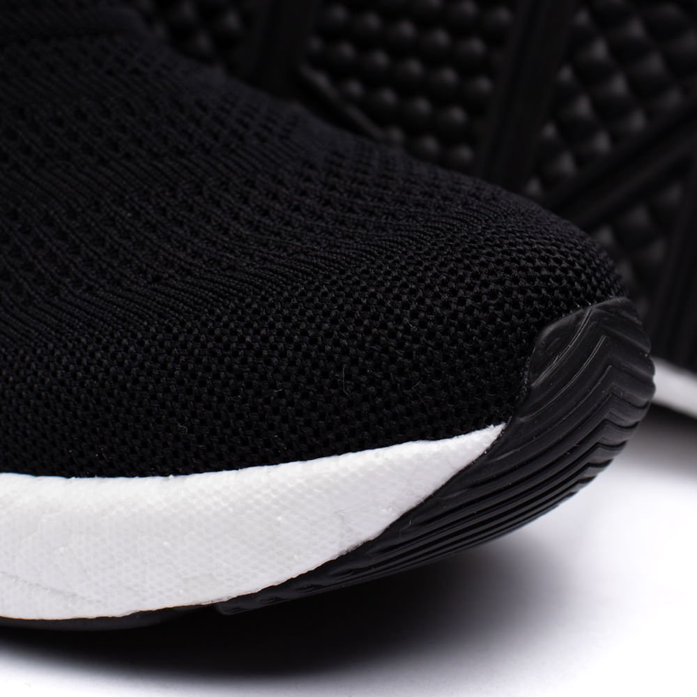 Tênis Feminino Modare Knit Ultrasoft Preto Preto 6