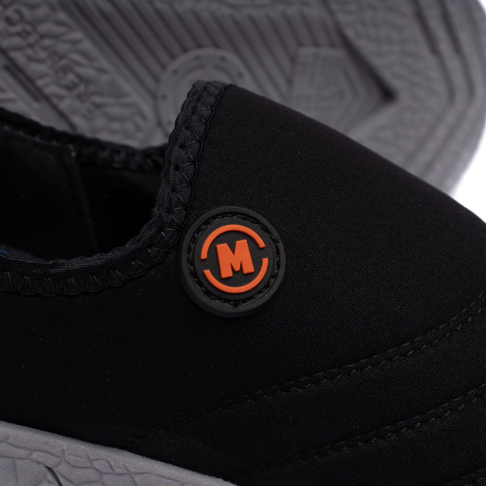 Tênis Infantil Molekinho Tecido Calce Fácil Preto/laranja Preto/Laranja 6