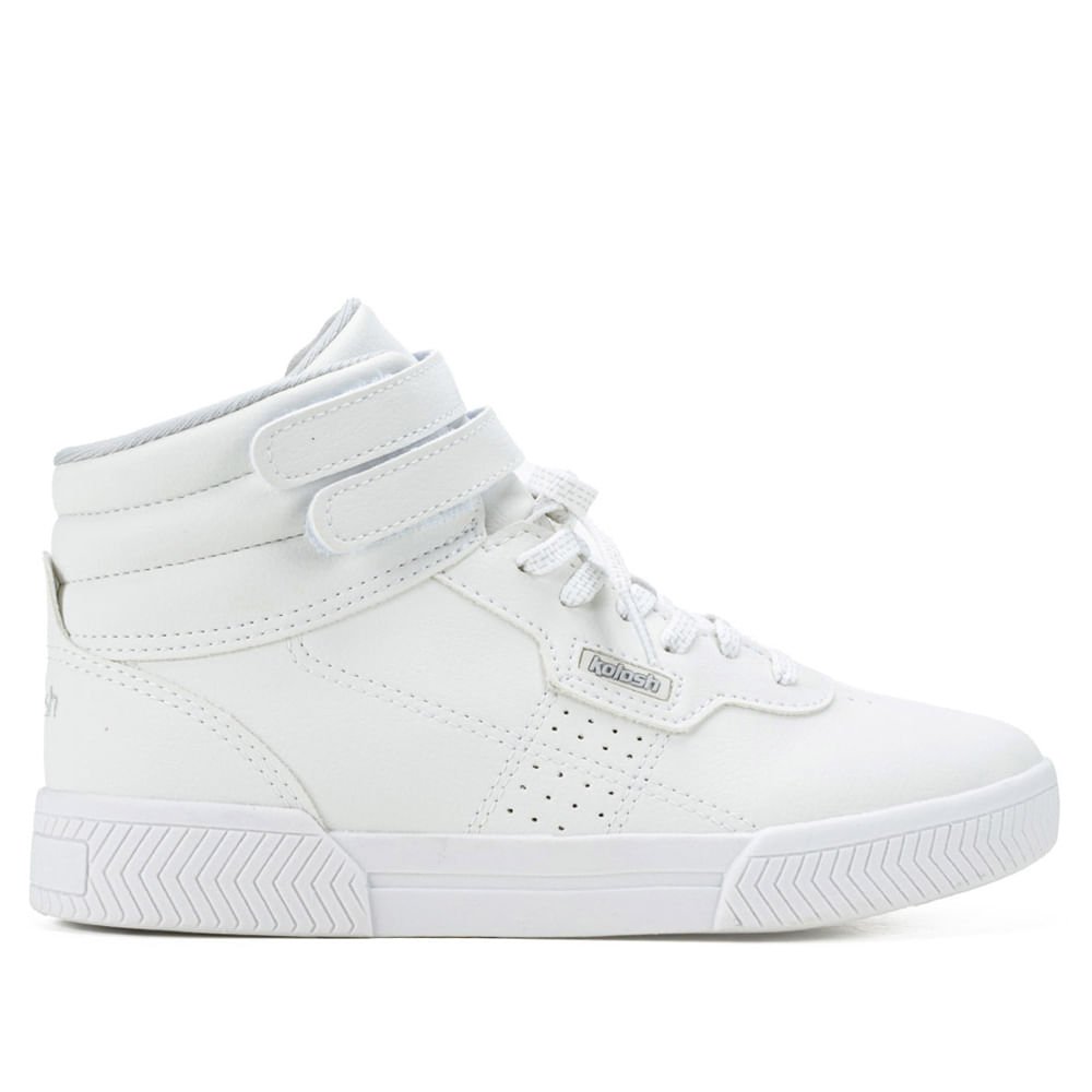 Tênis Feminino Kolosh de Cano Alto Branco
