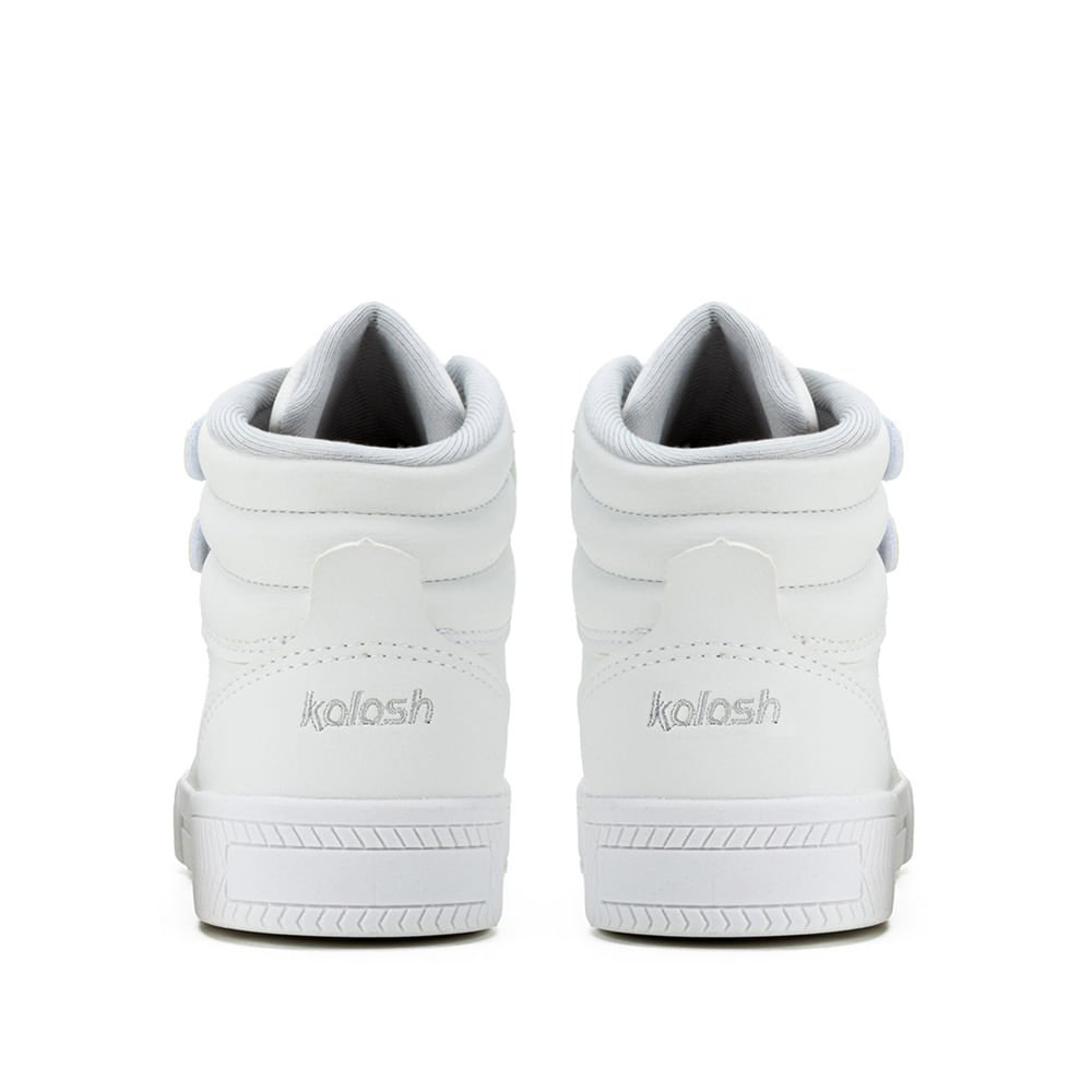 Tênis Feminino Kolosh de Cano Alto Branco Branco 3