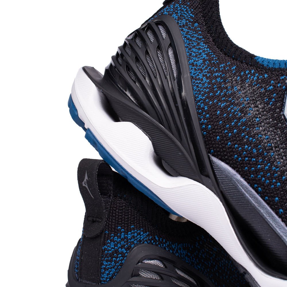 Tênis Masculino Mizuno Wave Endeavor 2 Cinza Escuro/azul Cinza Escuro 7