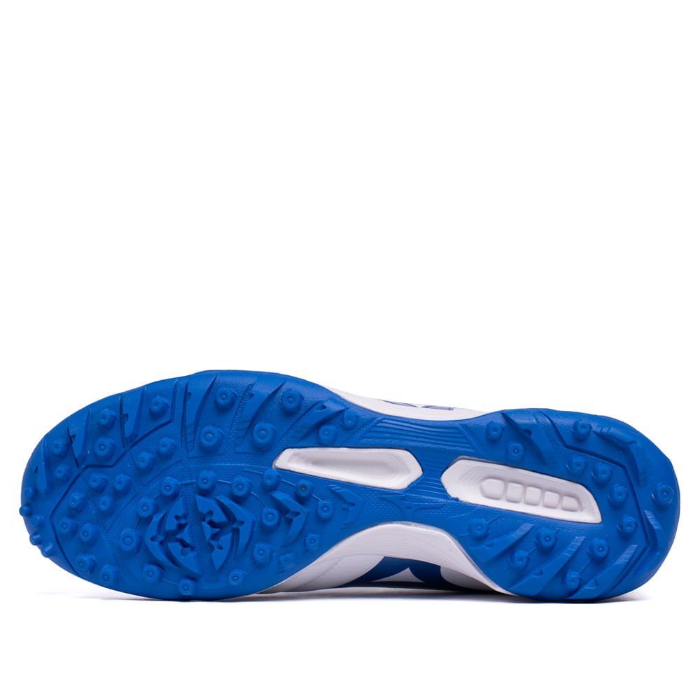 Chuteira Society Mizuno Morelia Classic AS Branco/azul Branco/Azul 2
