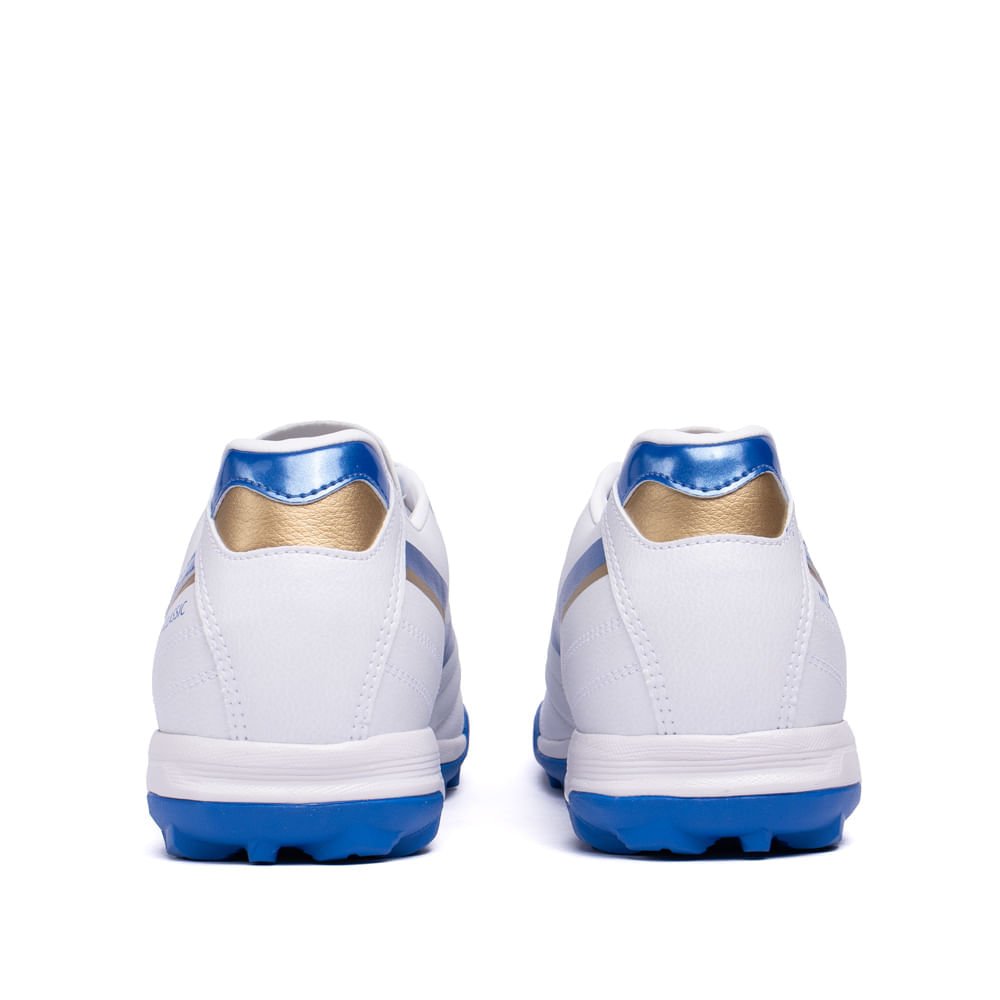 Chuteira Society Mizuno Morelia Classic AS Branco/azul Branco/Azul 3