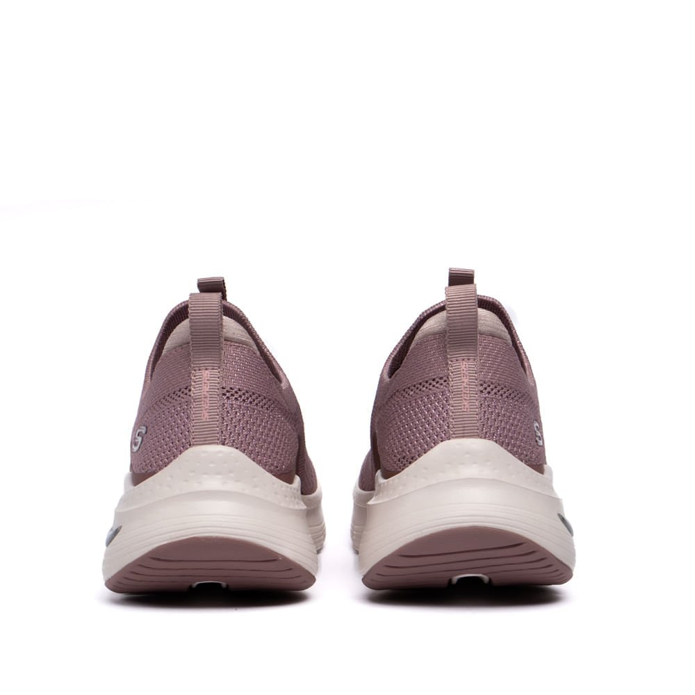 Tênis Feminino Skechers Arch Fit New Beauty Rosa Antigo Rosa 3