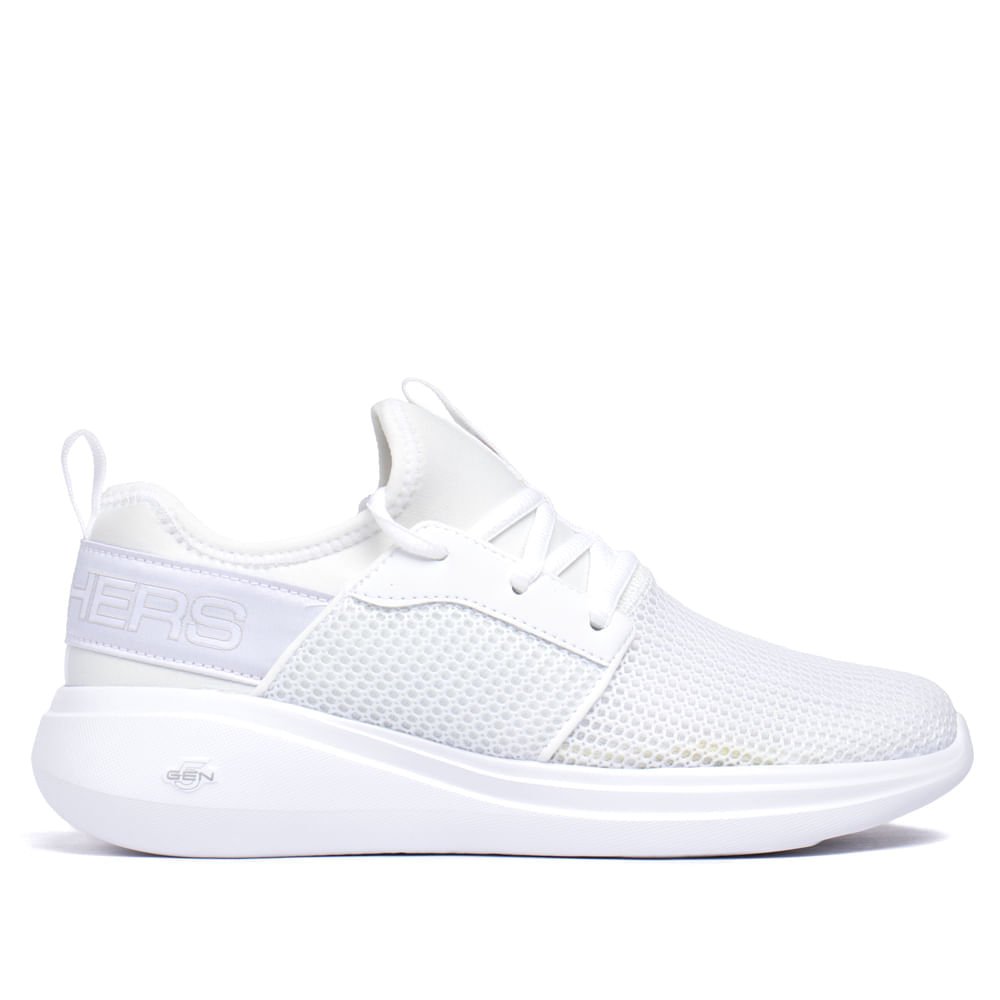 Tênis Feminino Skechers GO Run Fast Valor Branco