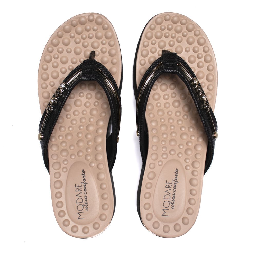 Tamanco Feminino Modare Anabela Preto Preto 4