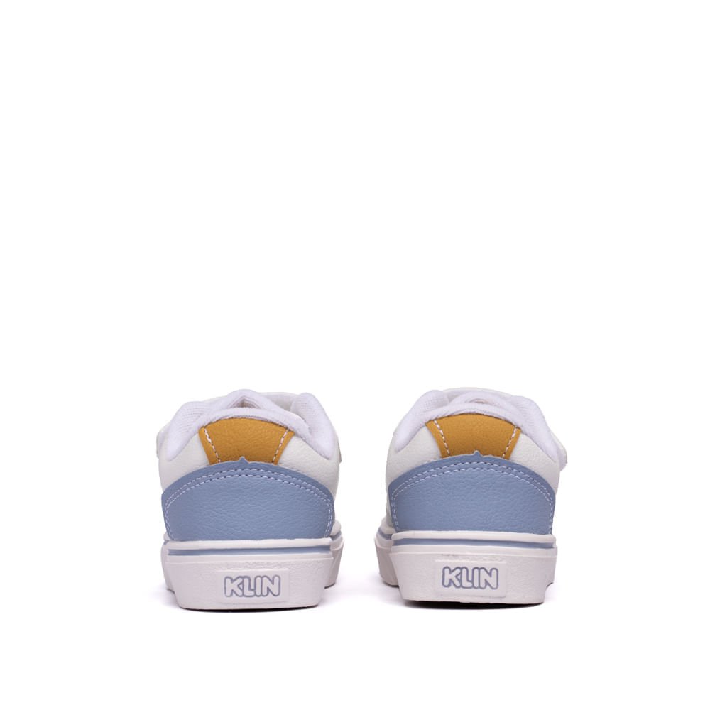 Tênis Infantil Klin Baby Freestyle Branco/azul Branco/Azul 3