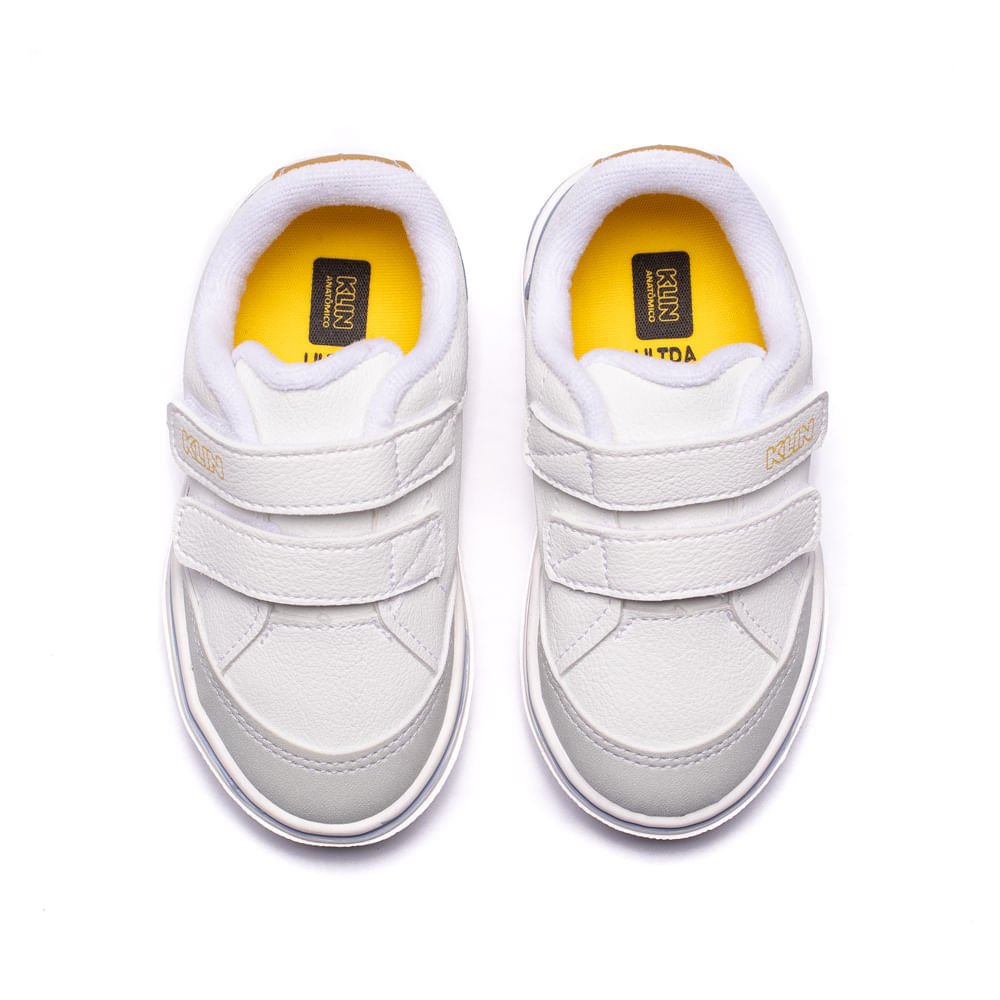 Tênis Infantil Klin Baby Freestyle Branco/azul Branco/Azul 4