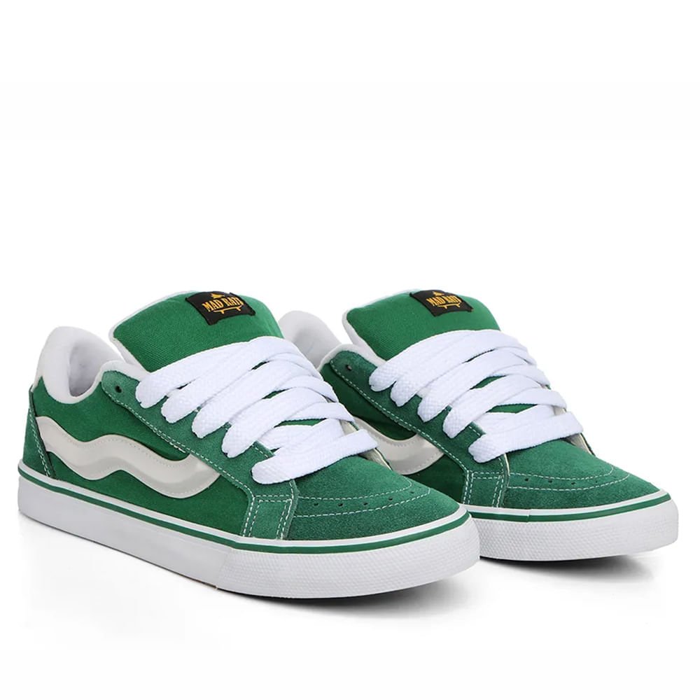 Tênis Unissex Mad Rats Bulky Classic 90 Verde/branco Verde/Branco 4