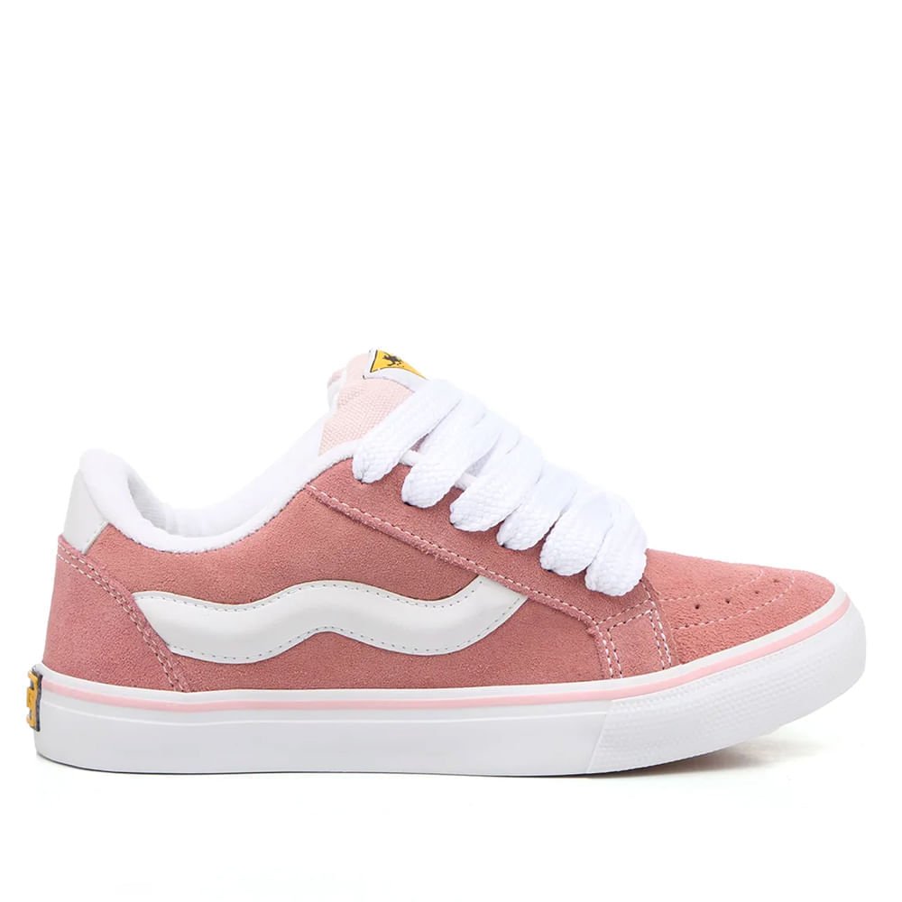 Tênis Feminino Mad Rats Bulky Classic 90 Rosa/branco