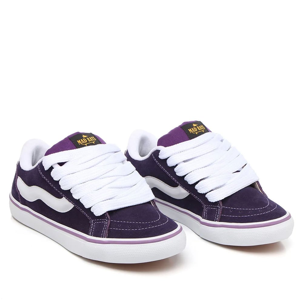 Tênis Feminino Mad Rats Bulky Classic 90 Roxo/branco Roxo 4
