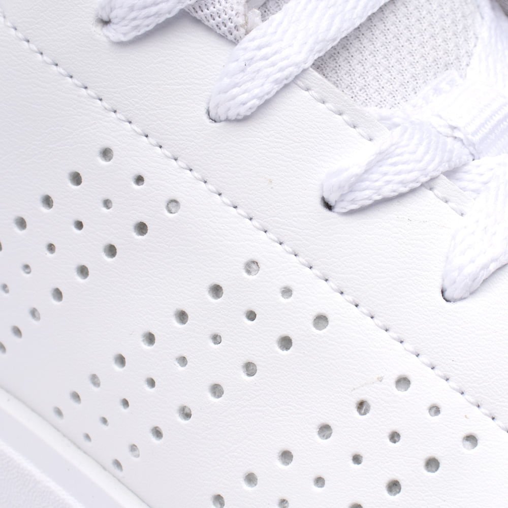 Tênis Feminino Adidas Advantage Base 2.0 Branco/rosa Branco 5