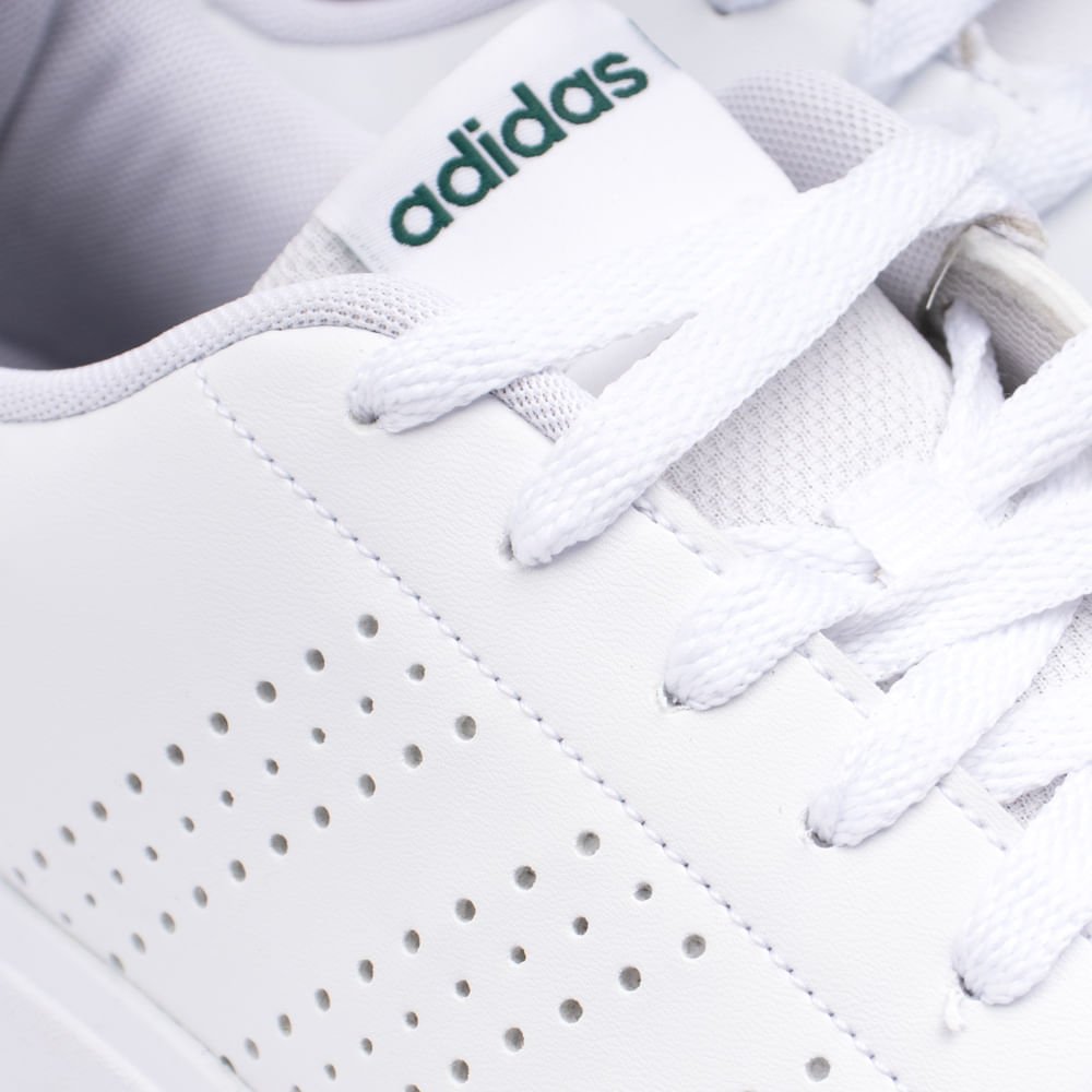 Tênis Masculino Adidas Advantage Base 2.0 Branco Branco 6