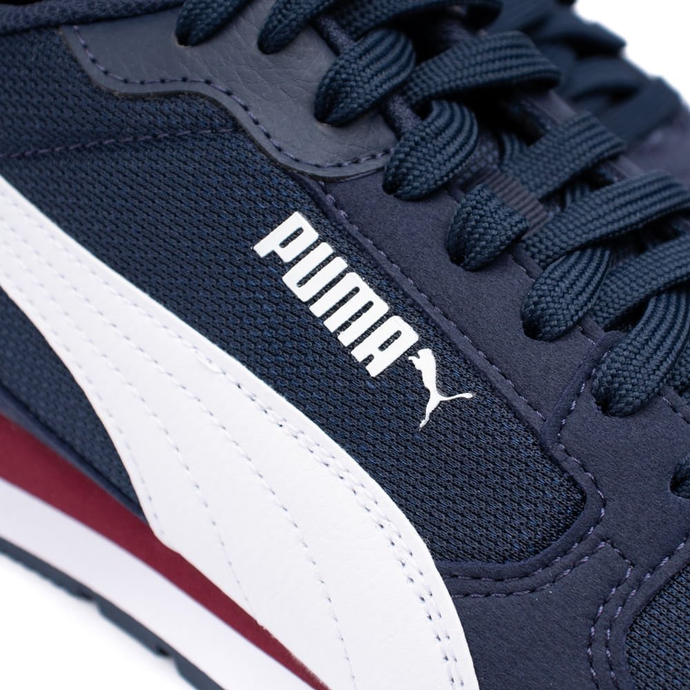Tênis Masculino Puma ST Runner V4 Mesh Marinho Azul 5