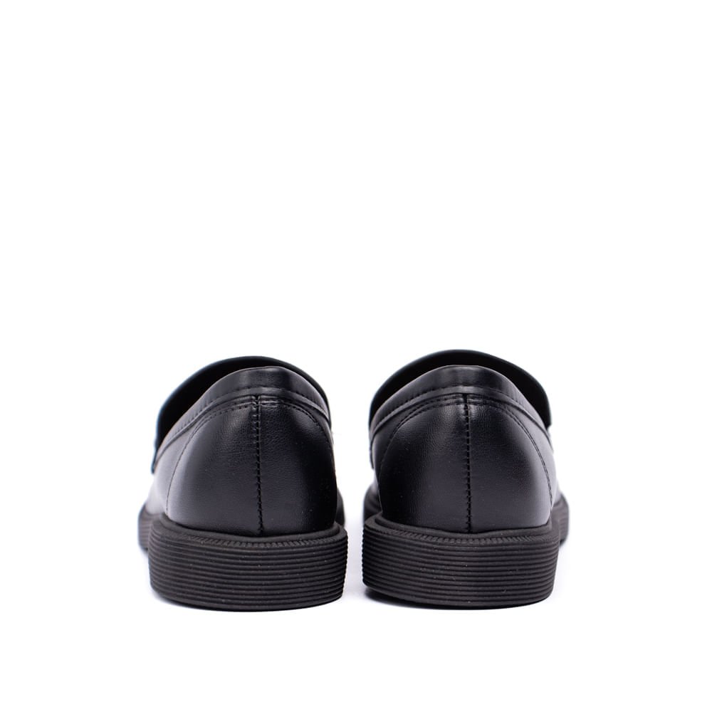 Mocassim Feminino Moleca Enfeite com Brilho Preto Preto 3