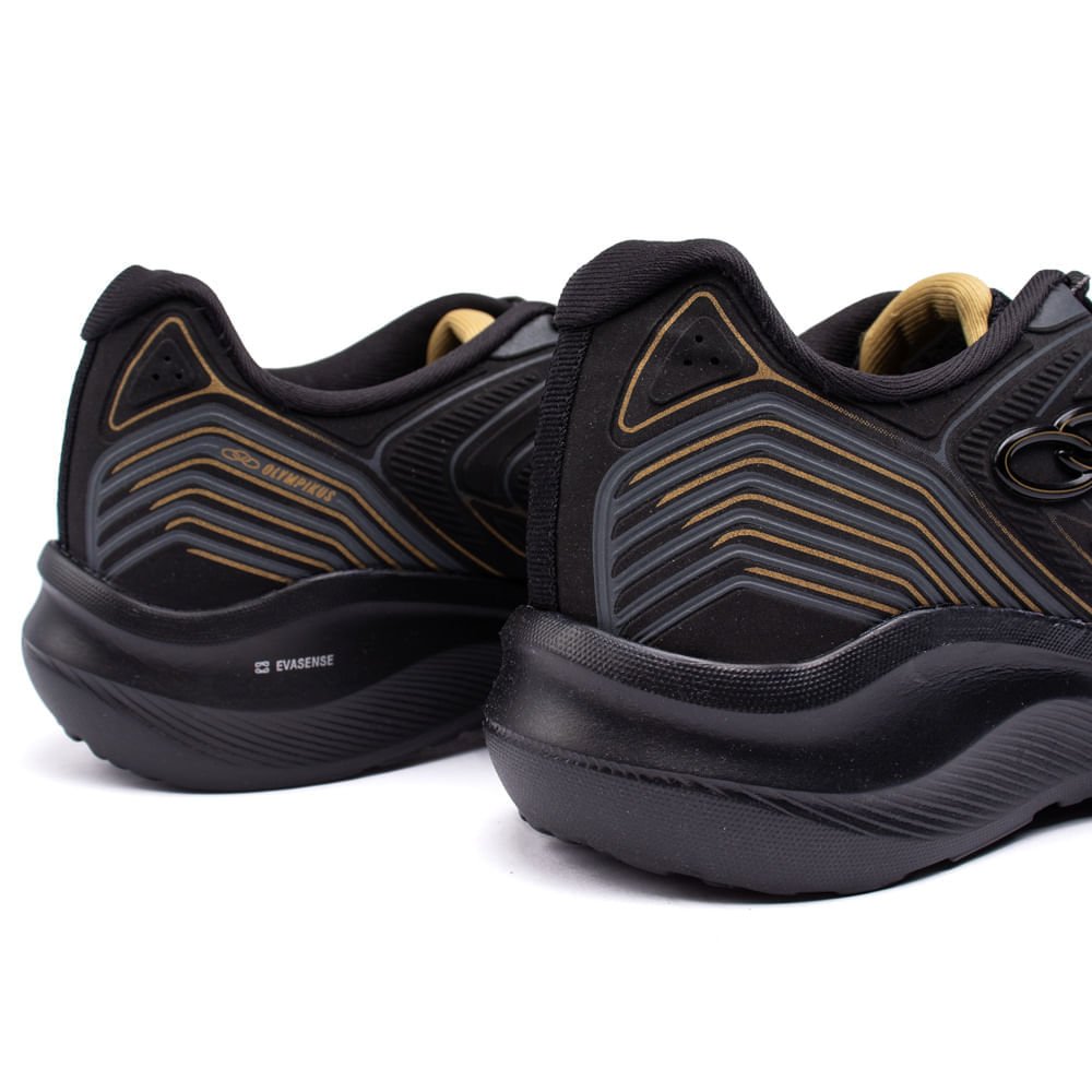 Tênis Masculino Olympikus Volcan 2 Preto/dourado Preto/Dourado 6