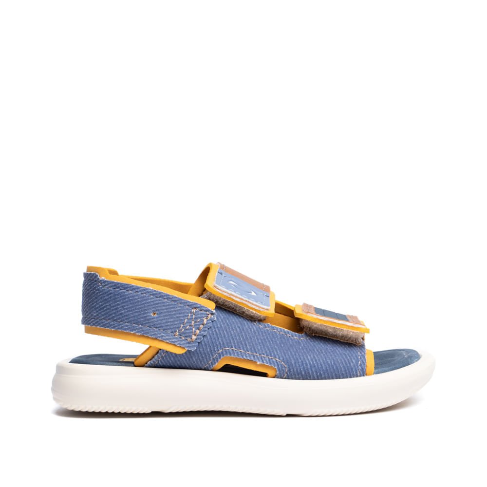 Sandália Infantil Cartago Baby Mini III Bege/Azul