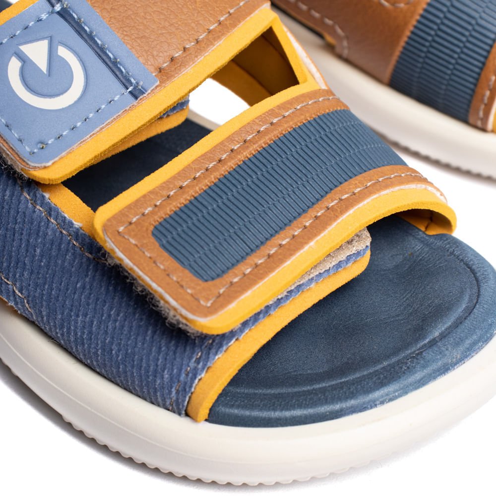 Sandália Infantil Cartago Baby Mini III Bege/Azul Bege/Azul 5
