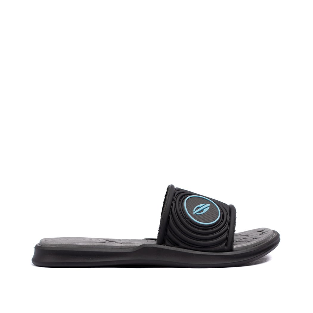 Chinelo Slide Infantil Mormaii Quiver Pro Preto/azul Preto/Azul 2