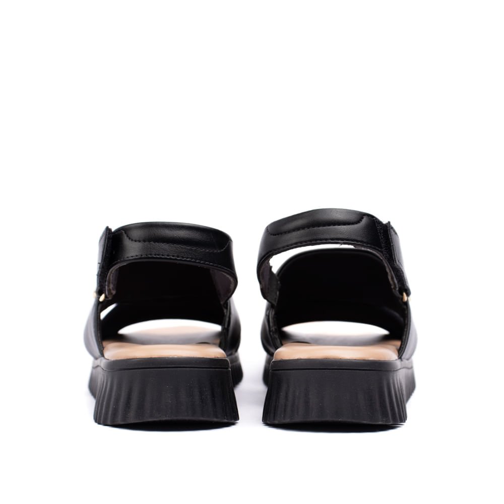 Sandália Feminina Comfortflex Total Care Preto Preto 3