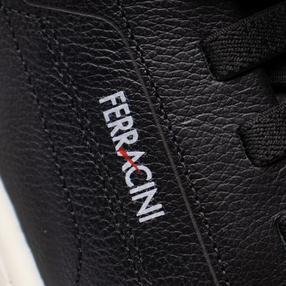 Sapatênis Masculino Ferracini Vox com Elástico Preto Preto 6