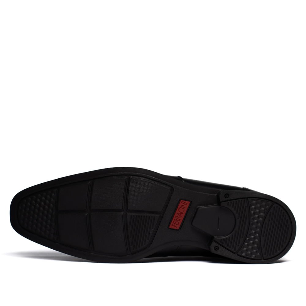 Sapato Social Masculino Ferracini London Preto Preto 2