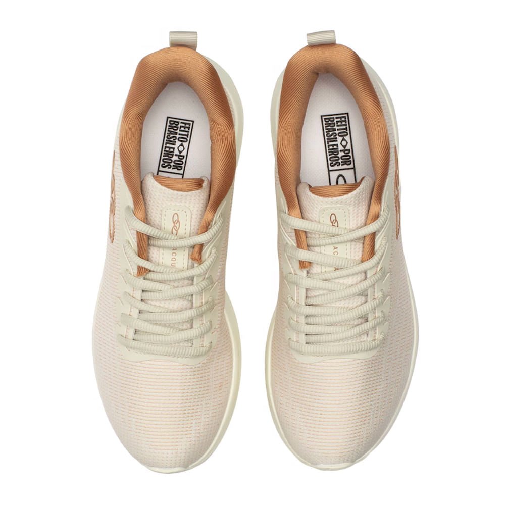 Tênis Feminino Olympikus Acqua Bege Claro Bege 4