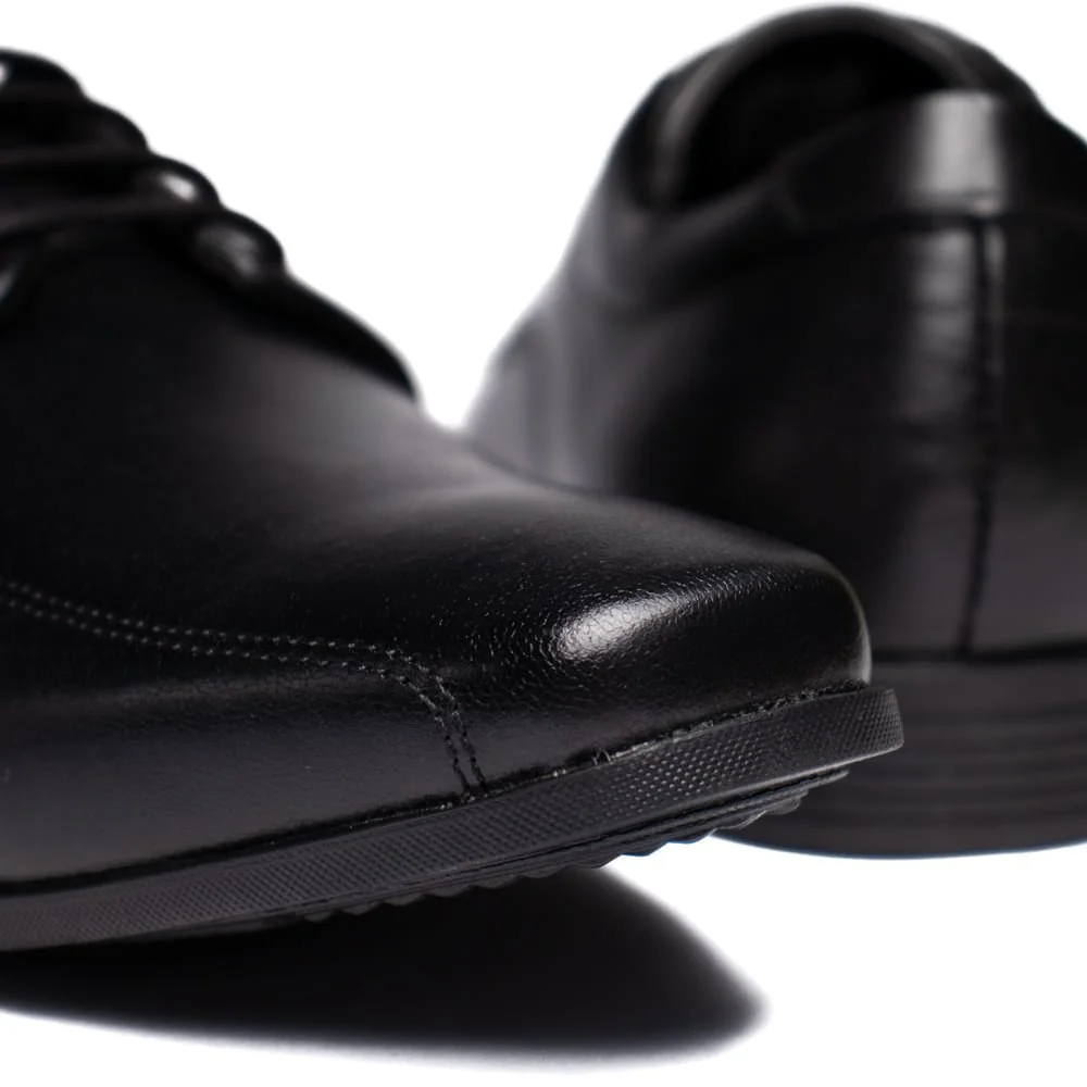 Sapato Social Masculino Ferracini London com Cadarço Preto Preto 5
