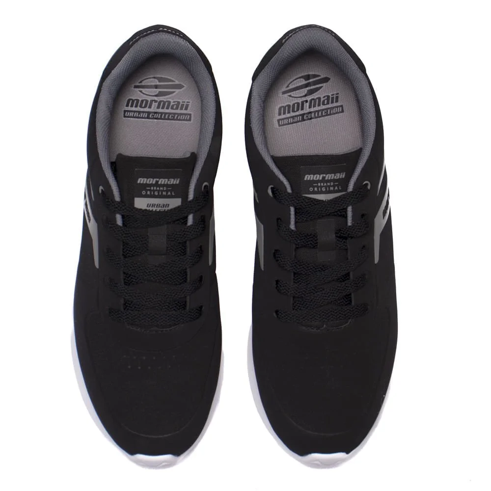 Tênis Masculino Mormaii Urban Jogger Preto/cinza Preto/Cinza 4