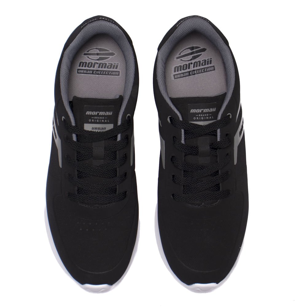 Tênis Masculino Mormaii Urban Jogger Preto/cinza Preto/Cinza 4