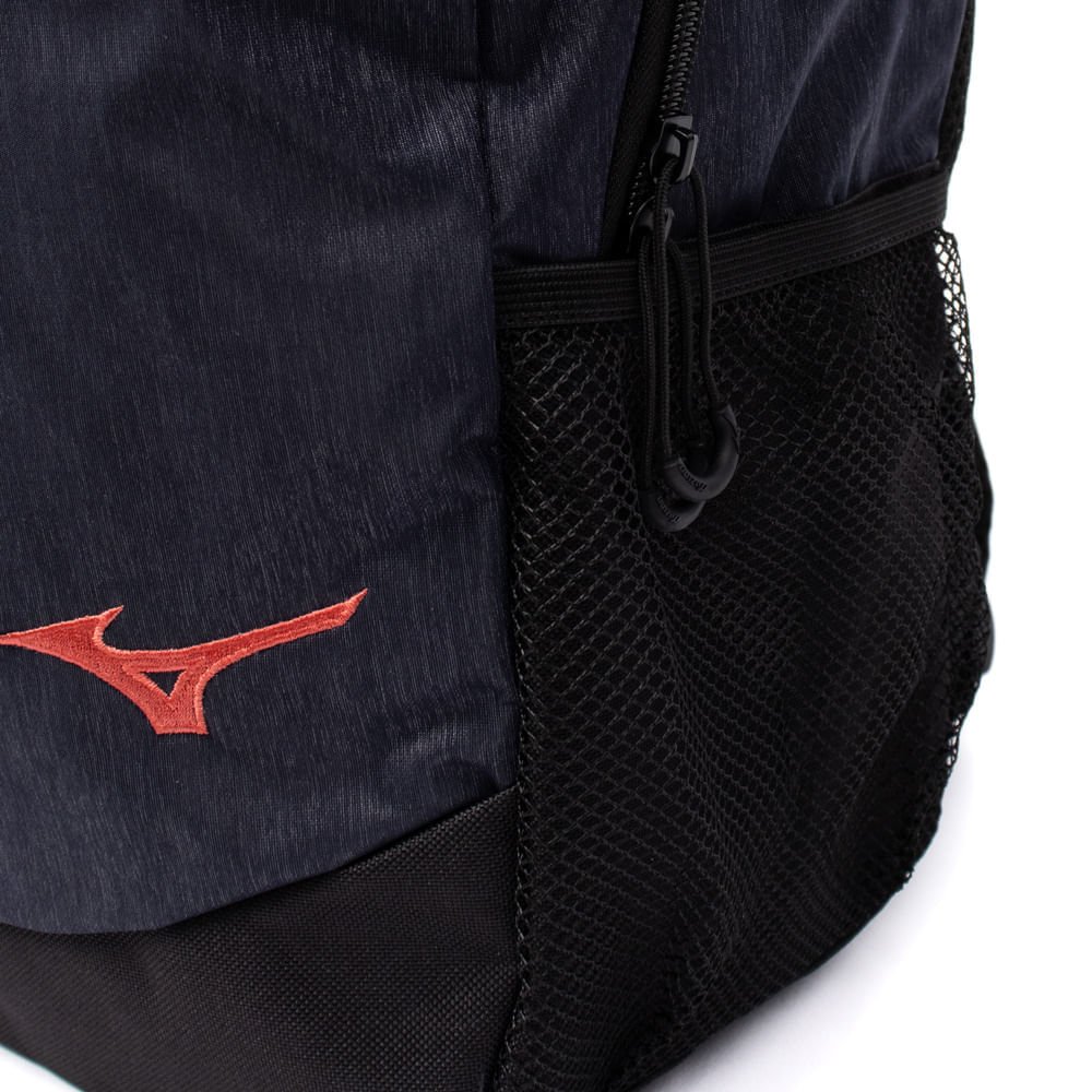 Mochila Unissex Mizuno Champion New Azul/Coral Azul/Laranja 4