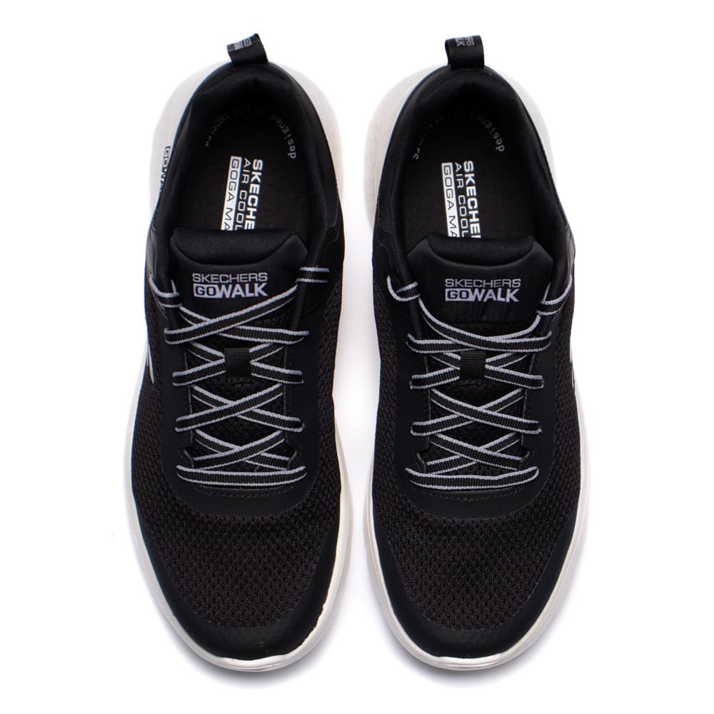 Tênis Masculino Skechers Go Walk Flex Independent Preto Preto 4