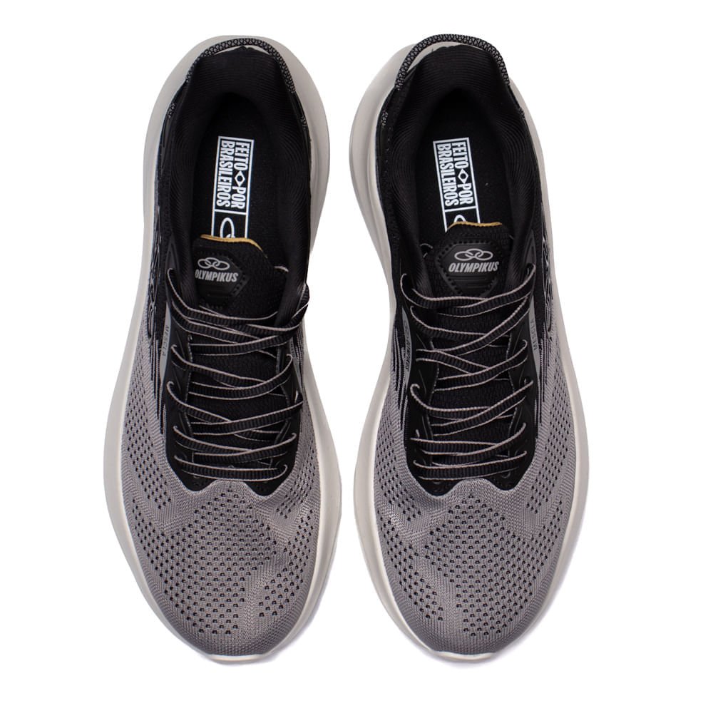 Tênis Masculino Olympikus Mescla Preto/cinza Preto/Cinza 4