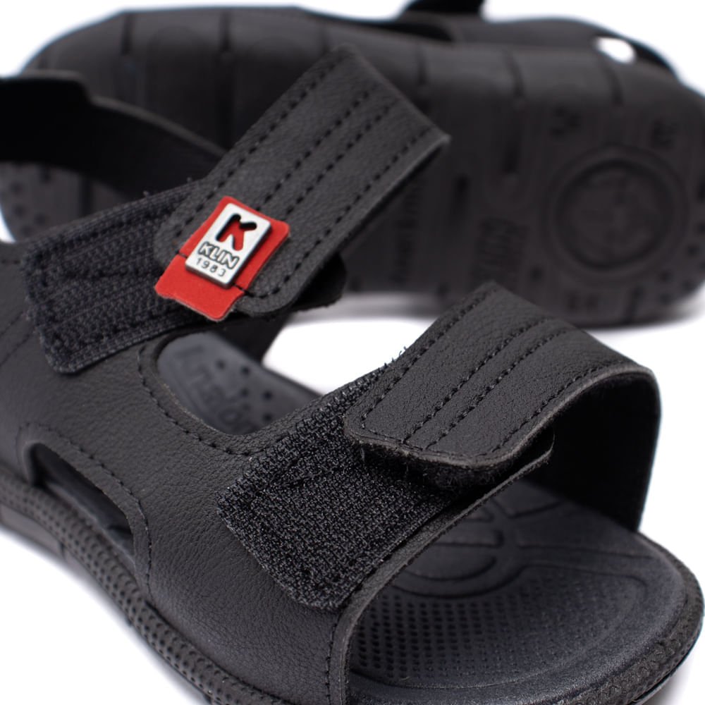 Sandália Infantil Klin Tic Tac Papete Preto Preto 5